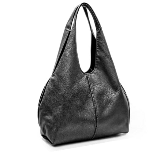 borsa donna sacco hobo pelle grande spalla grande morbida capiente nuova omaggio