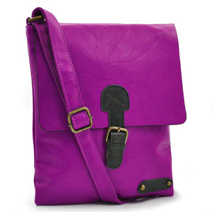 Borsa elegante uomo donna casual vintage pelle GM postina tracolla borsello