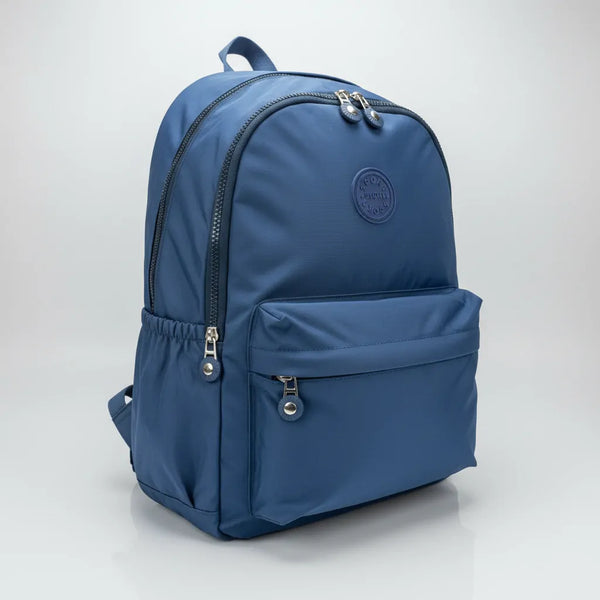 Zaino Donna Grande Capienza 35x39cm in Nylon Impermeabile. Multitasche con Scomparti Doppi Leggero per Scuola, Viaggio e Mamme e uomini