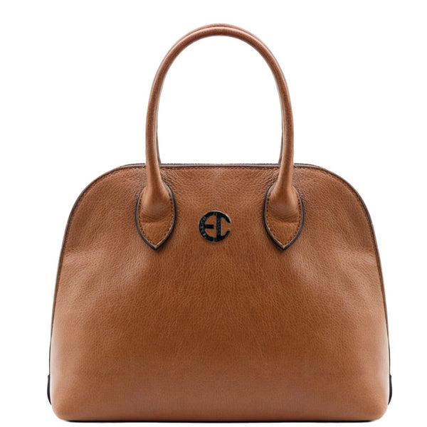 Borsa bauletto baule VERA PELLE lavoro vintage passeggio viaggio capiente