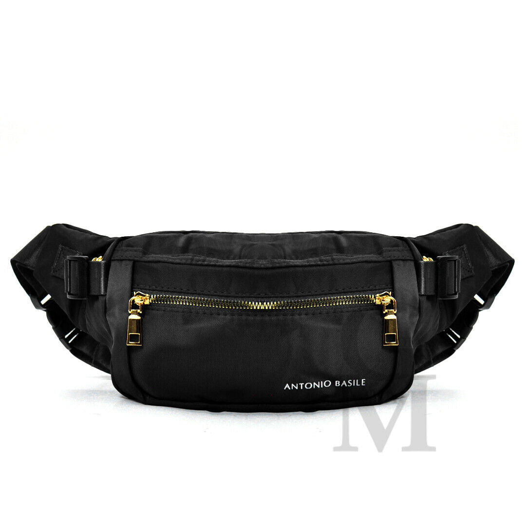 Marsupio Basile impermeabile tela tessuto nylon vita monospalla uom