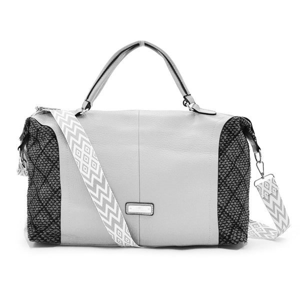 Borsa firmata CHARRO donna bauletto ricamata multicolore pelle pizzo morbida