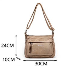 Carica l&#39;immagine nel visualizzatore di Gallery, Borsa tracolla  Sweet Years 5 multi tasche capiente donna zip tasca anti furto