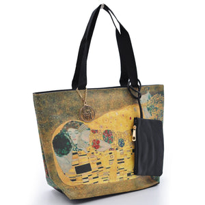 GM borsa shopping fantasia dipinto Vincent Van Gogh Notte stellata klimt ADELE