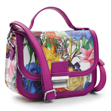 Carica l&#39;immagine nel visualizzatore di Gallery, GM borsetta tracolla donna nuova fantasia fiorata fiori piccola elegante nuova