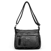 Carica l&#39;immagine nel visualizzatore di Gallery, Borsa tracolla  Sweet Years 5 multi tasche capiente donna zip tasca anti furto