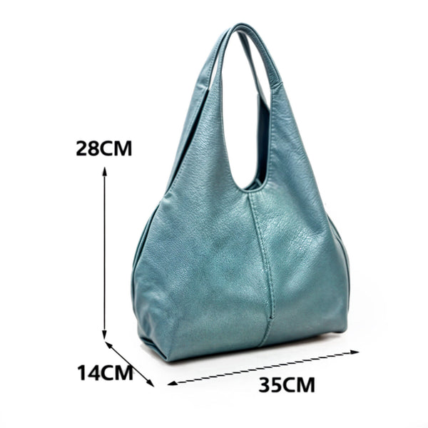 borsa donna sacco hobo pelle grande spalla grande morbida capiente nuova omaggio