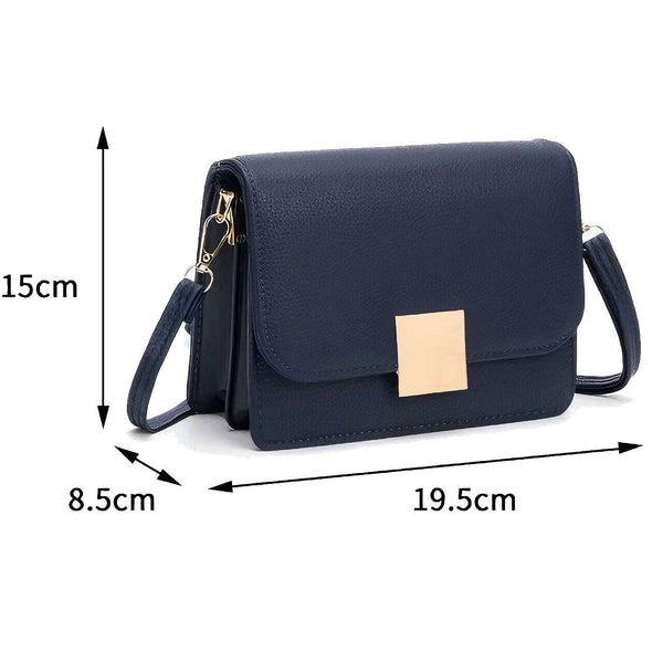 borsetta luchetto donna elegante borsa tracolla giornaliera casual rigida