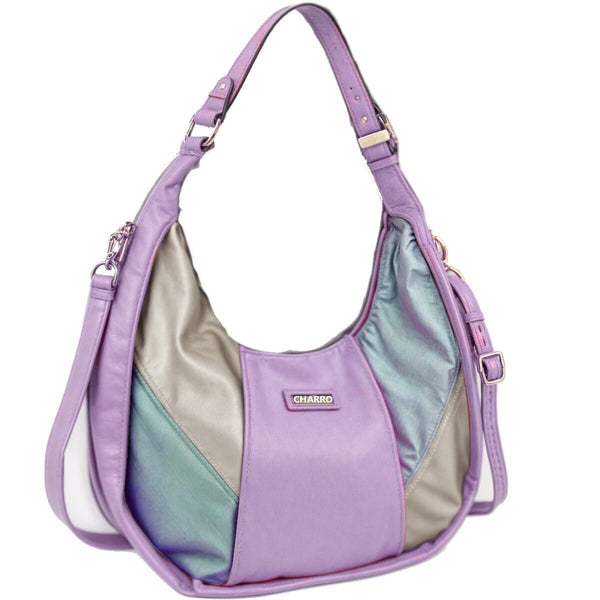 Borsa hobo sacco CHARRO spalla secchio capiente donna tracolla MULTICOLORE nuova