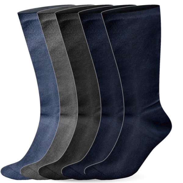 6 PAIA CALZE UOMO KAPPA ALTA QUALITA COTONE sulla pelle lunghe NERO BLU elegante