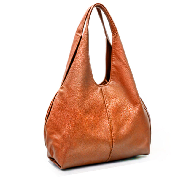 borsa donna sacco hobo pelle grande spalla grande morbida capiente nuova omaggio