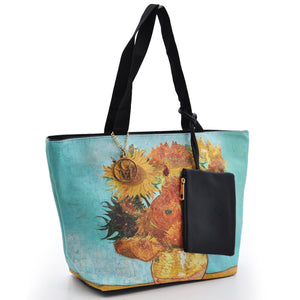 GM borsa shopping fantasia dipinto Vincent Van Gogh Notte stellata klimt ADELE