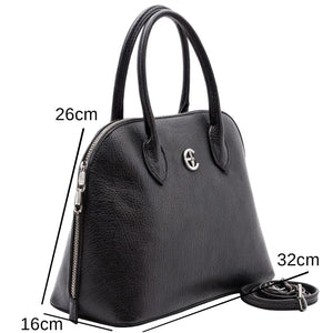 Borsa bauletto baule VERA PELLE lavoro vintage passeggio viaggio capiente