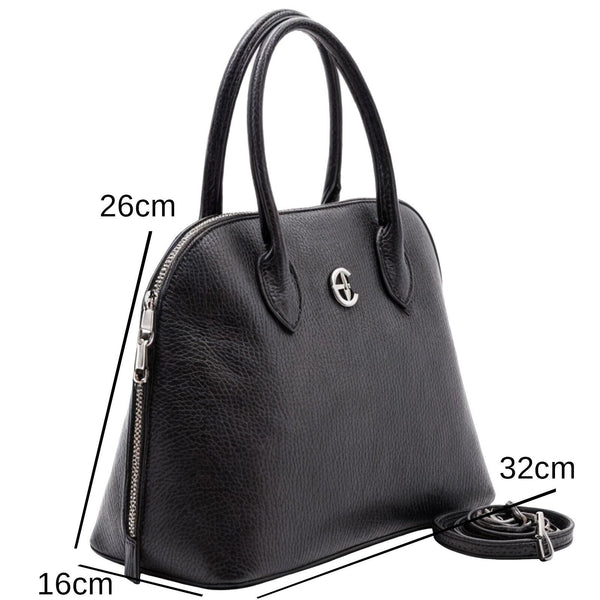 Borsa bauletto baule VERA PELLE lavoro vintage passeggio viaggio capiente