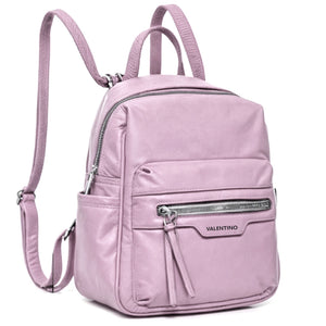 VALENTINI zaino pelle donna tante zip vintage multi tasche casual elegante nuovo
