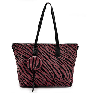 Borsa donna shopping fantasia leopardata tigrata animalier sportiva capiente new