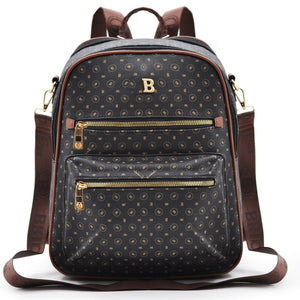 BRICIOLE originale zaino borsa NERO donna zainetto casual particolare