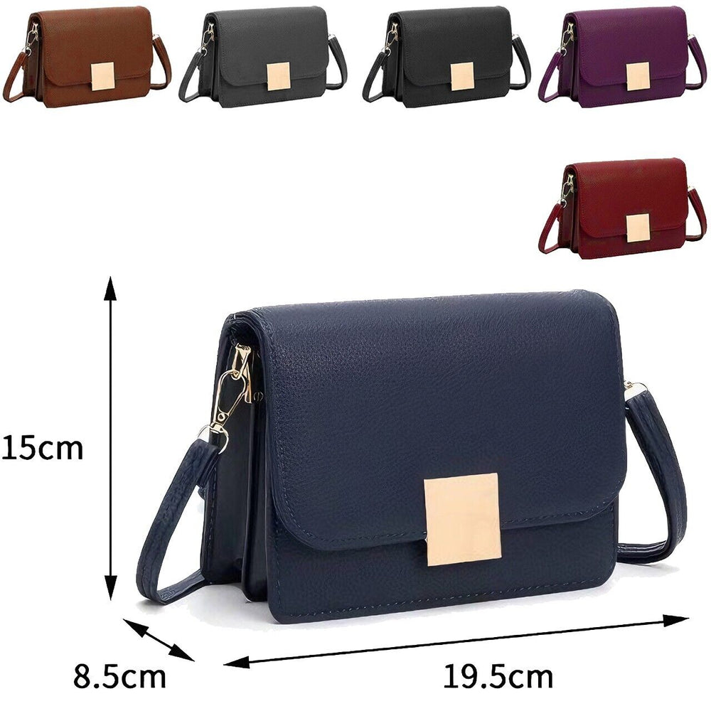 borsetta luchetto donna elegante borsa tracolla giornaliera casual rigida