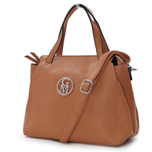 Carica l&#39;immagine nel visualizzatore di Gallery, Borsa GM firmata nuova spalla bauletto morbida tracolla elegante tasche logo