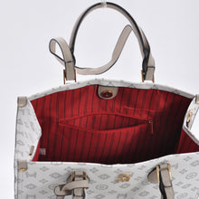 Carica l&#39;immagine nel visualizzatore di Gallery, P20 borsa + borsetta set 3 pezzi fantasia logo GM shopping spalla donna tracolla
