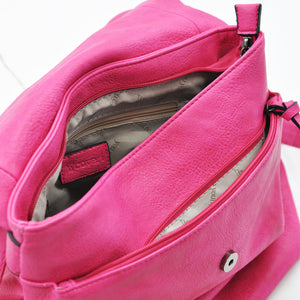 Zaino zainetto COVERI nuovo pelle donna tasche nuovo tante zip casual passeggio