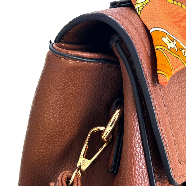 Borsa Charro FOULARD strutturata bauletto manico vintage spalla donna tasche