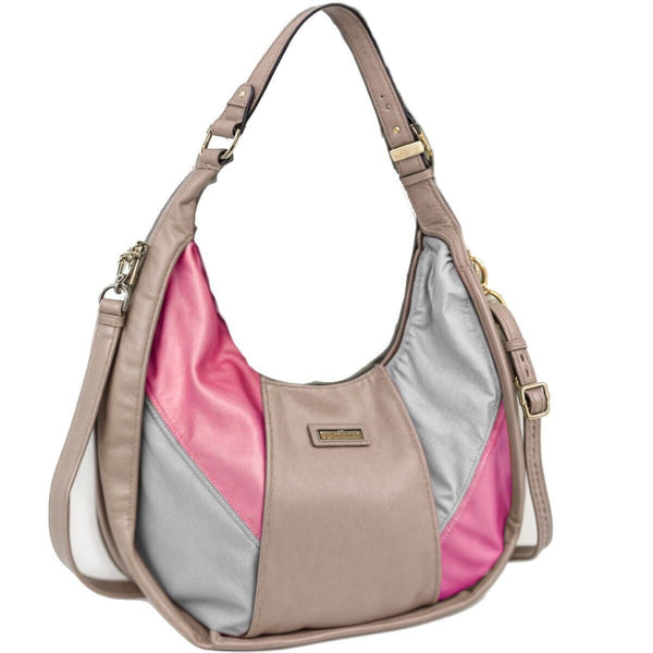 Borsa hobo sacco CHARRO spalla secchio capiente donna tracolla MULTICOLORE nuova