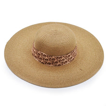 Carica l&#39;immagine nel visualizzatore di Gallery, Cappello DIVA1 in paglia donna modello panama Floppy Hat morbido fiocco Boater