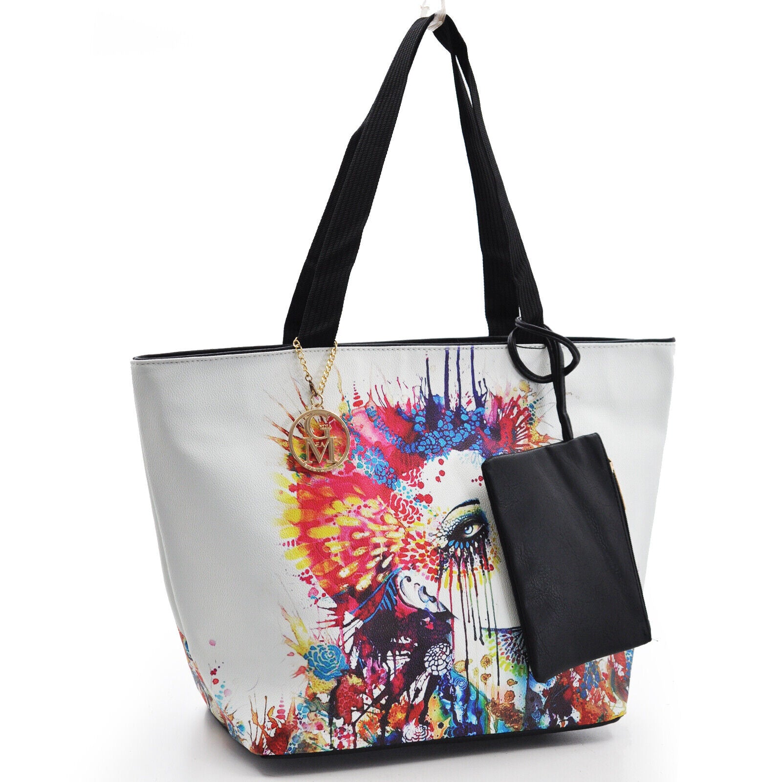 GM borsa shopping fantasia dipinto Vincent Van Gogh Notte stellata klimt ADELE