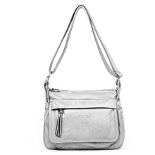 Carica l&#39;immagine nel visualizzatore di Gallery, Borsa tracolla  Sweet Years 5 multi tasche capiente donna zip tasca anti furto