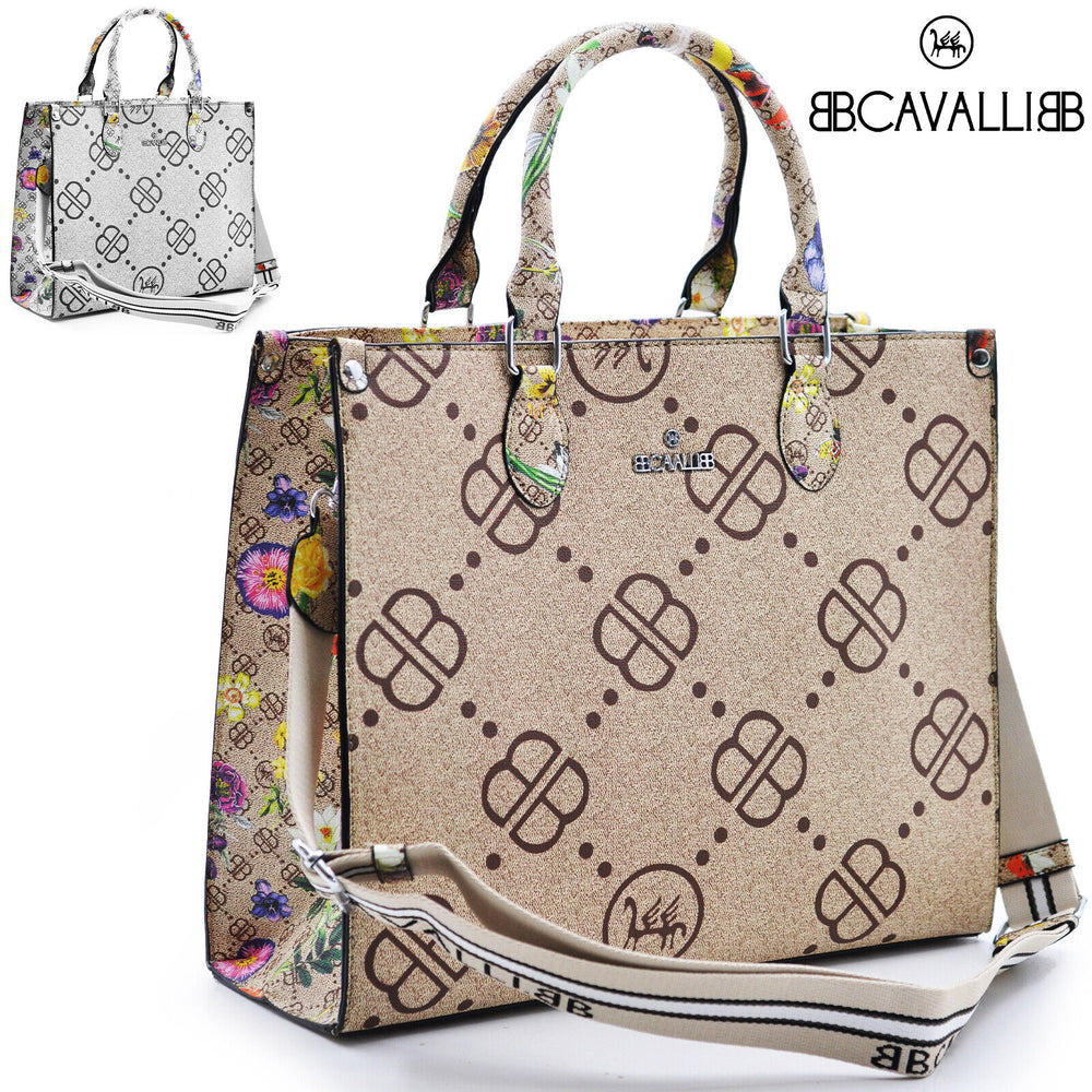 Borsa B. CAVALLI bauletto fantasia firmata pelle rigida nuova spalla donna pelle