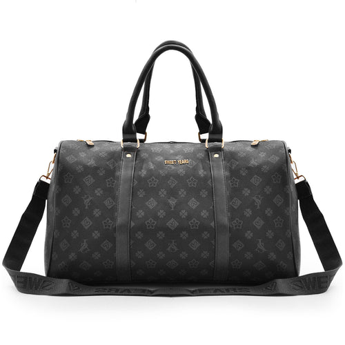 BORSONE SWEET YEARS donna pelle fantasia VIAGGIO TRACOLLA BAGAGLIO PALESTRA moda