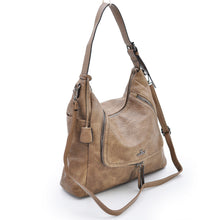 Carica l&#39;immagine nel visualizzatore di Gallery, Borsa YY Coveri donna lucida mono manico hobo elegante sacco shopping zip grande