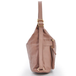 COVERI 2in1 borsa zaino pelle donna sacco tante zip semplice casual passeggio