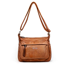 Carica l&#39;immagine nel visualizzatore di Gallery, Borsa tracolla  Sweet Years 5 multi tasche capiente donna zip tasca anti furto