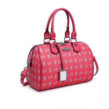 Carica l&#39;immagine nel visualizzatore di Gallery, Borsa POLO CLUB bauletto multi tasche firmata fantasia logo spalla donna pelle