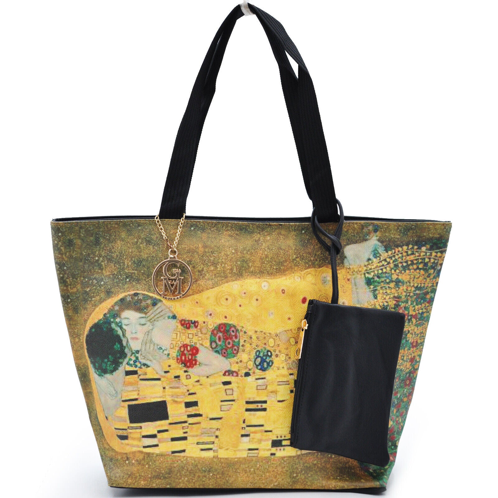 Borsa Shopping Vincent Van Gogh - Tracolla Spaziosa Con Motivo 'Caffè Notturno', Arte E Praticità - Foto 6
