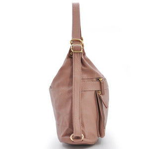 COVERI 2in1 borsa zaino pelle donna sacco tante zip semplice casual passeggio