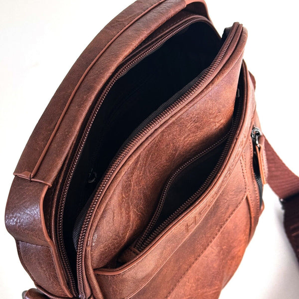 Borsello nuovo originale HERRISSON vintage capiente nuovo borsellino grande moda