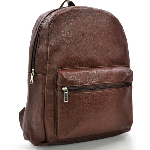 GM italy zainetto UNISEX zaino zip cerniera pelle trasversale semplice capiente