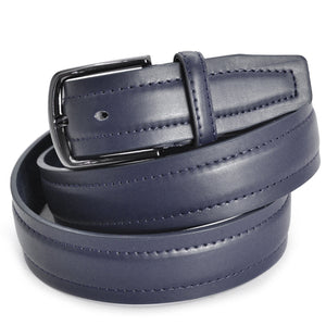 Cintura Cinta Uomo 4cm Cuoio Casual Classica Accorciabile foderata in Vera Pelle