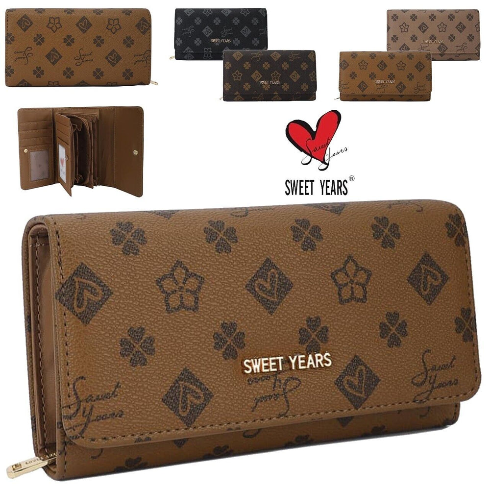Portafoglio Donnna sweet years capiente trifold Portamonete carte credito