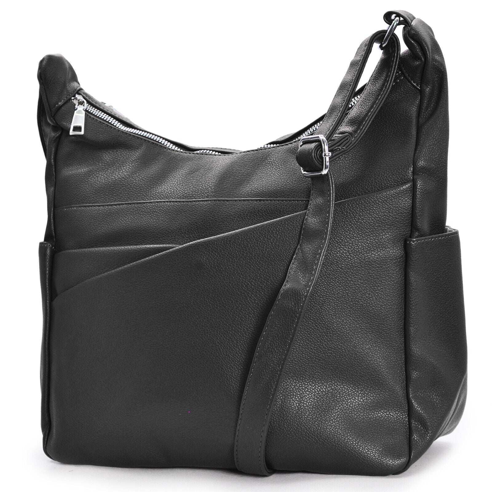 Borsa X donna nuova retrò capiente pelle moda tracolla postina capiente tasche