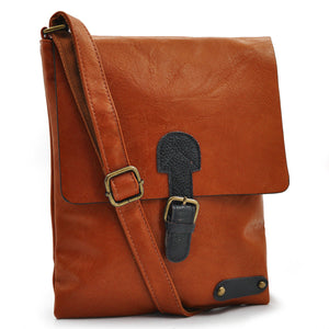 Borsa elegante uomo donna casual vintage pelle GM postina tracolla borsello