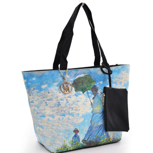 GM borsa shopping fantasia dipinto Vincent Van Gogh Notte stellata klimt ADELE