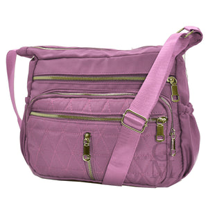 Borsa bella colorata donna tracolla nylon tasche grande tessuto no kipling tela