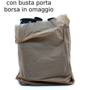 Borsellino COVERI borsello uomo borsa tracolla nylon nero blu lavoro piccolo