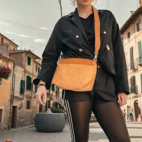 Borsa firmata YYcoveri shopping morbida 2 in 1 + pochette omaggio comoda e capiente