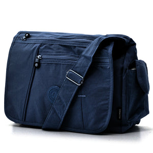 Borsa donna nuova sportiva passeggio nylon impermeabile tracolla postina moda platta