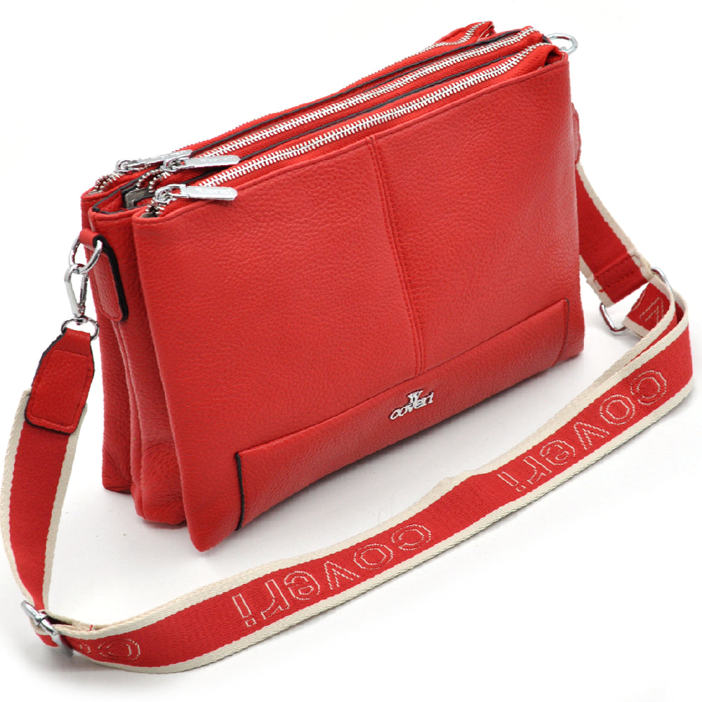 Borsa YYcoveri 4 tasche capiente con chiusura a zip con tracolla